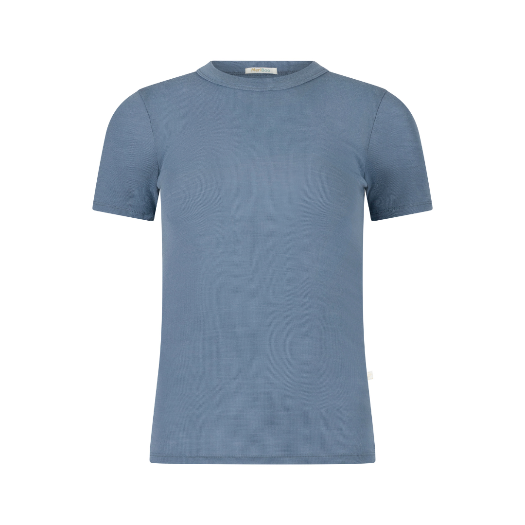 Damen-T-Shirt aus 100 % zertifizierter feiner Merinowolle