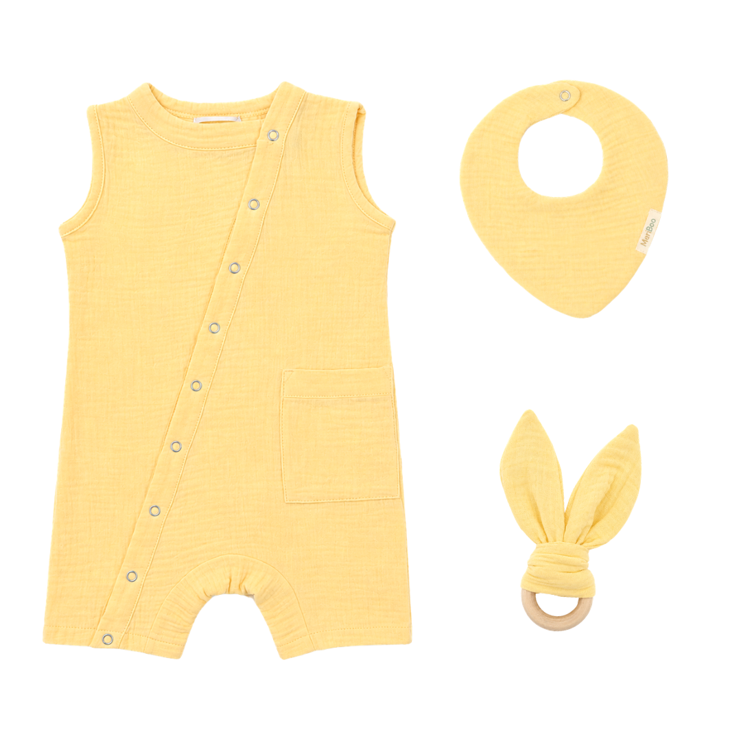 Set „Little Explorer“ aus 100 % Bio-Musselin