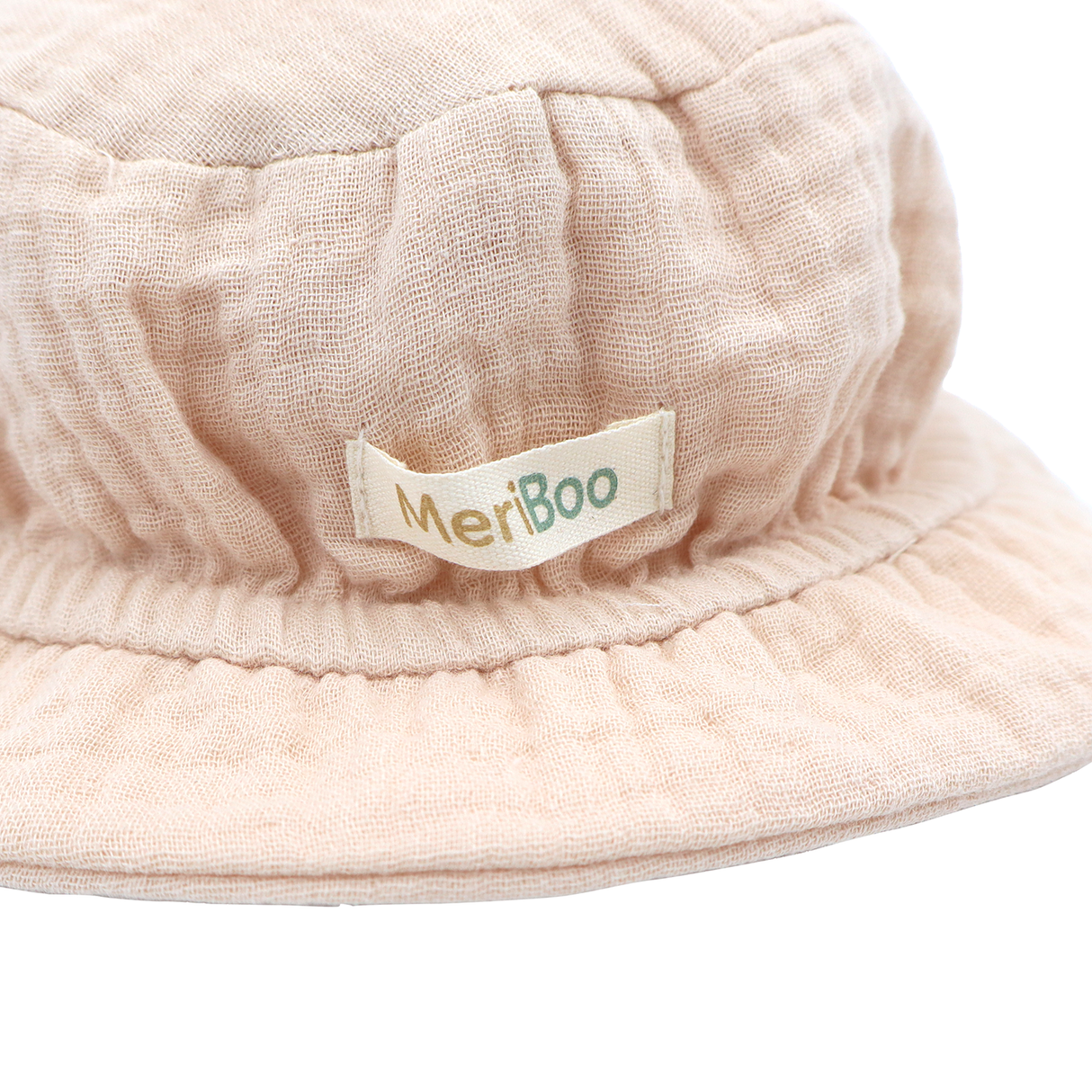 Mütze „Soft Breeze“ aus 100 % Bio-Musselin mit verlängertem Rückenteil zum Schutz des Nackens