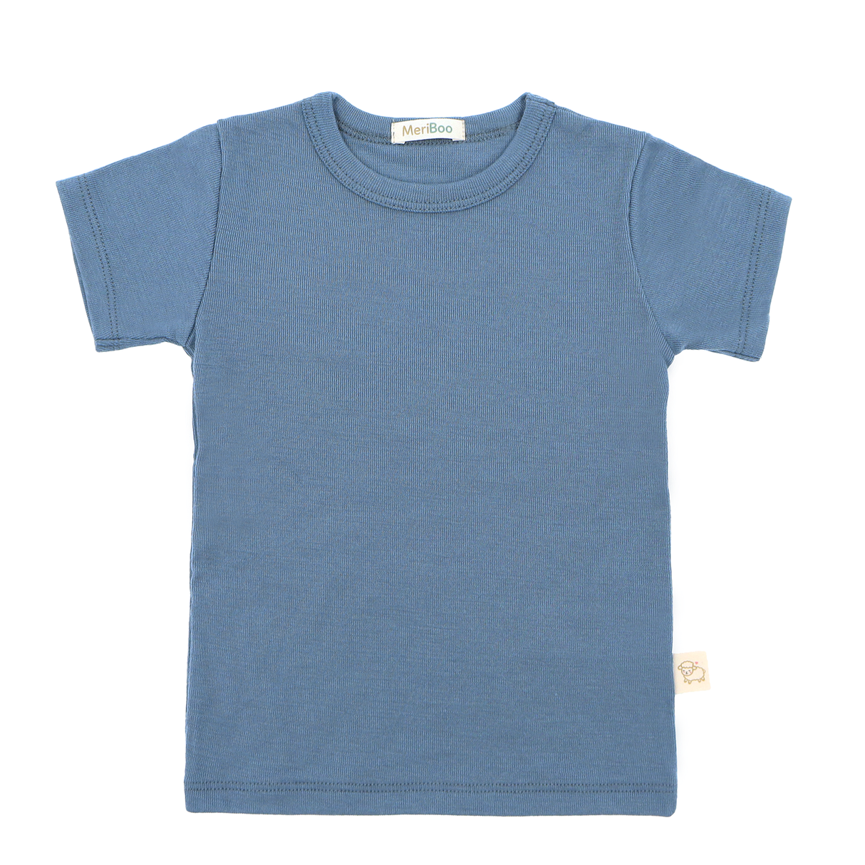 Kinder-T-Shirt aus 100 % feiner Merinowolle