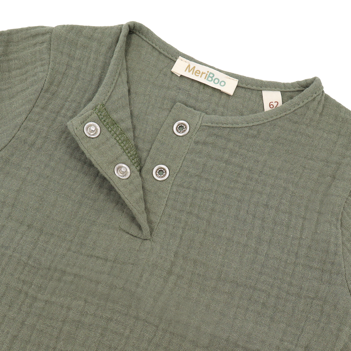 Kurzärmliges Hemdchen „Soft Breeze“ aus 100 % Bio-Musselin