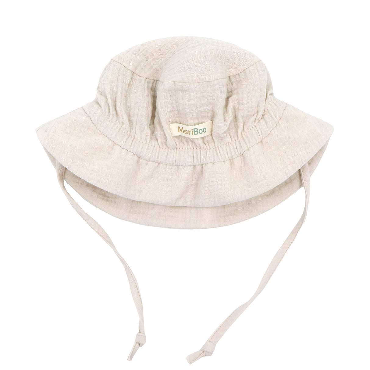 Mütze „Soft Breeze“ aus 100 % Bio-Musselin mit verlängertem Rückenteil zum Schutz des Nackens