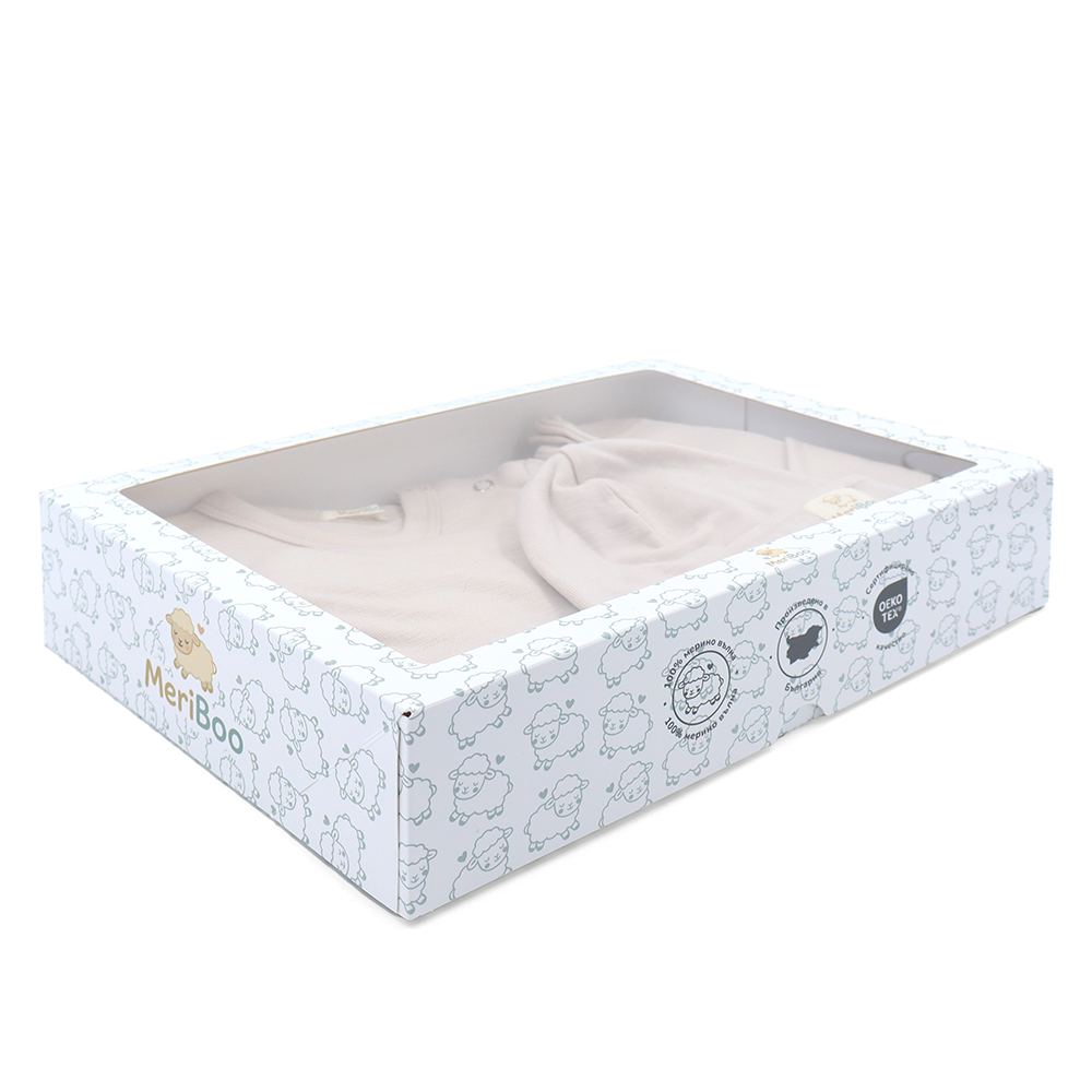 MeriBoo – Basisset aus 100 % zertifizierter feiner Merinowolle „Mini Essentials Spring“