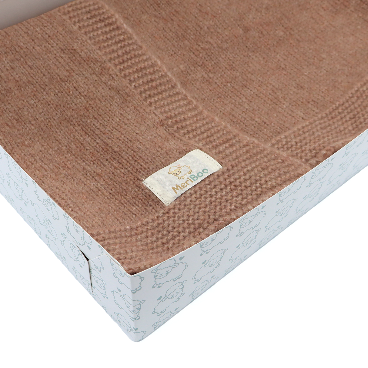 Warme und kuschelige Wickeldecke aus MeriBoo-Merinowolle