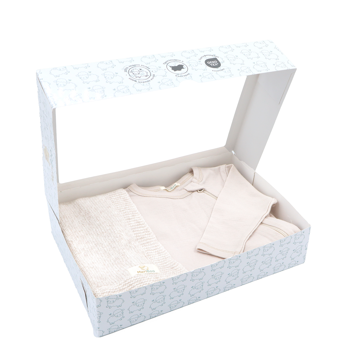MeriBoo – Set aus 100 % zertifizierter feiner Merinowolle „Mini Active“
