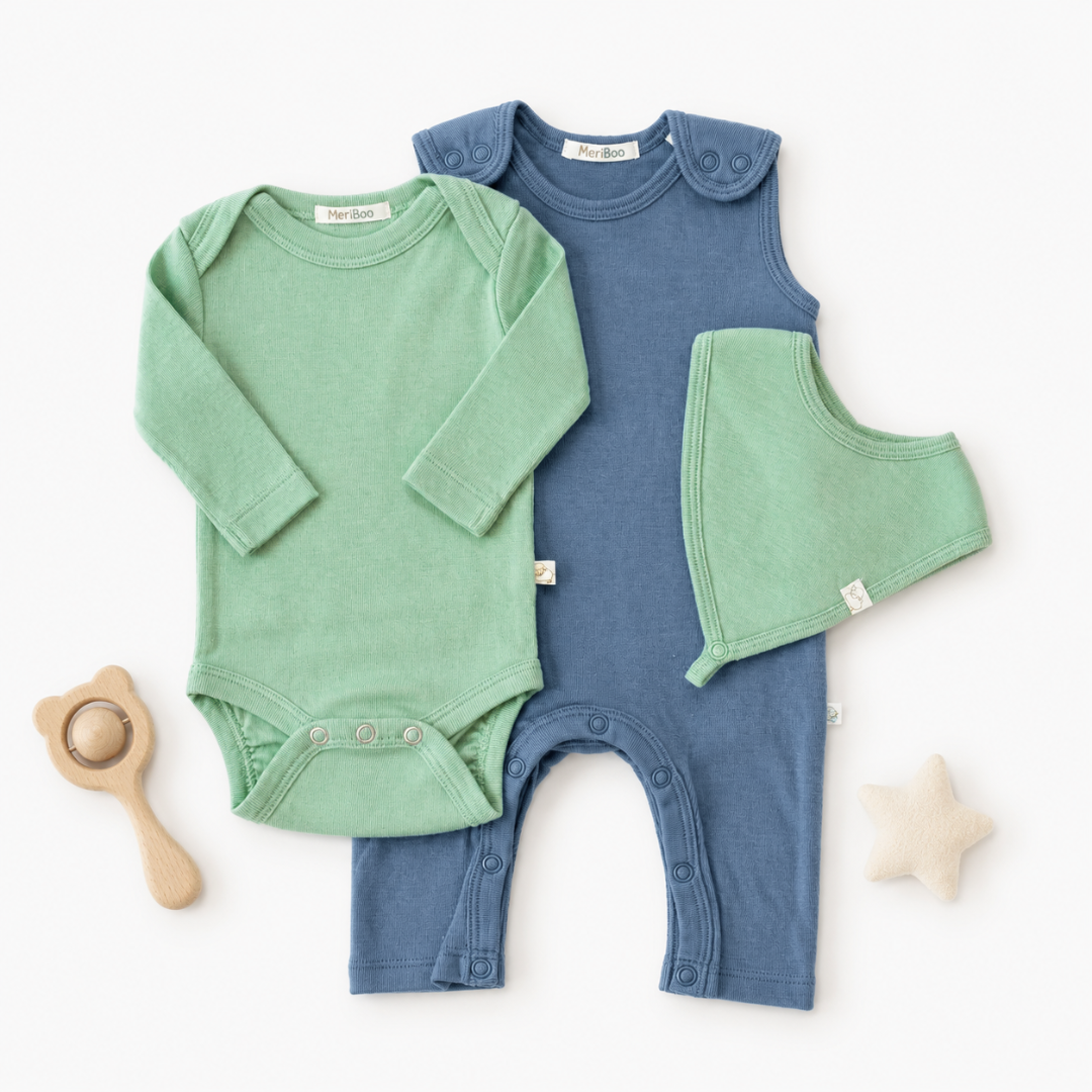 MeriBoo – Set aus 100 % feiner Merinowolle „Spring Essentials“
