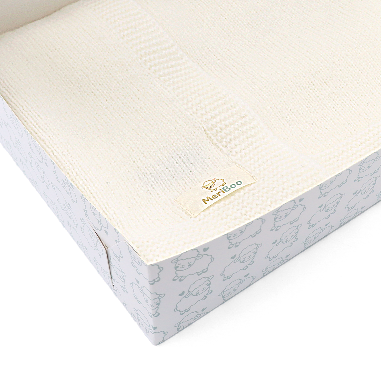 Warme und kuschelige Wickeldecke aus MeriBoo-Merinowolle