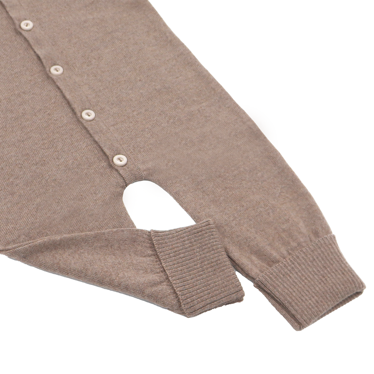 Gestrickter Strampler aus 100 % organischer Merinowolle