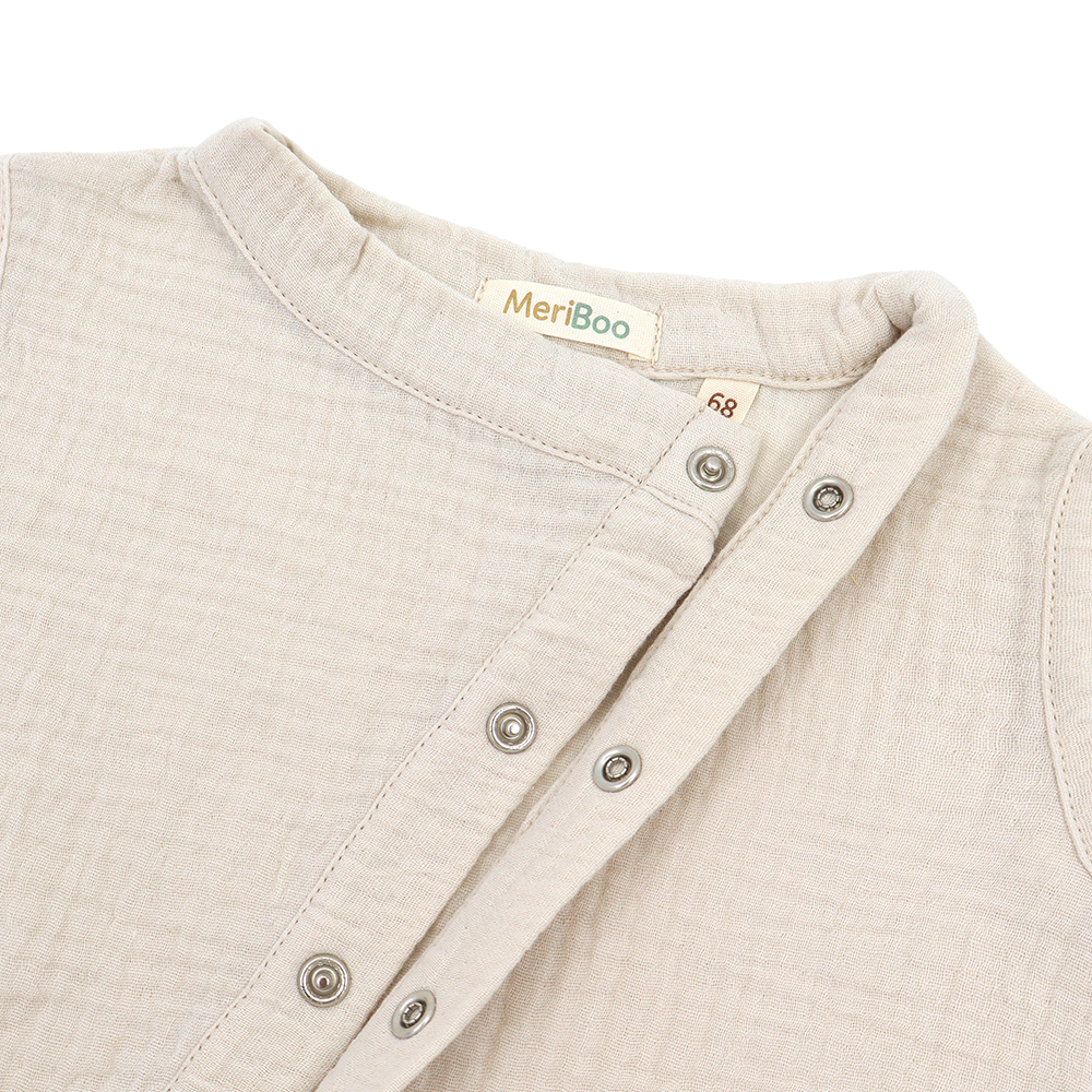 Ärmelloser Strampler „Soft Breeze“ aus 100 % Bio-Musselin