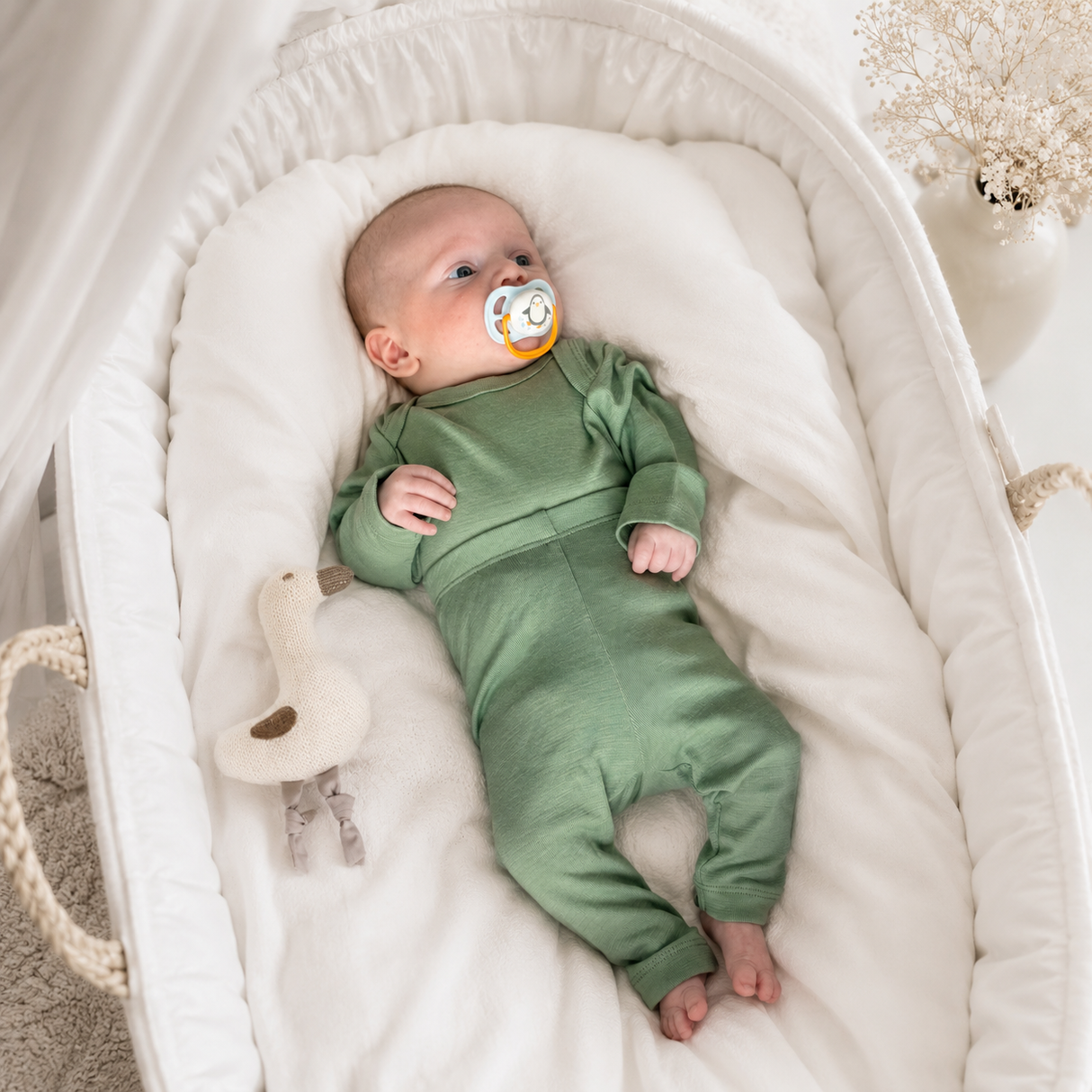 MeriBoo – Basis-Set aus 100 % zertifizierter feiner Merinowolle „Mini Essentials“
