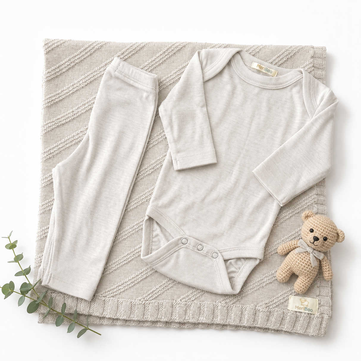 MeriBoo – Komfort-Set aus zertifizierter Merinowolle „Mini Cozy“