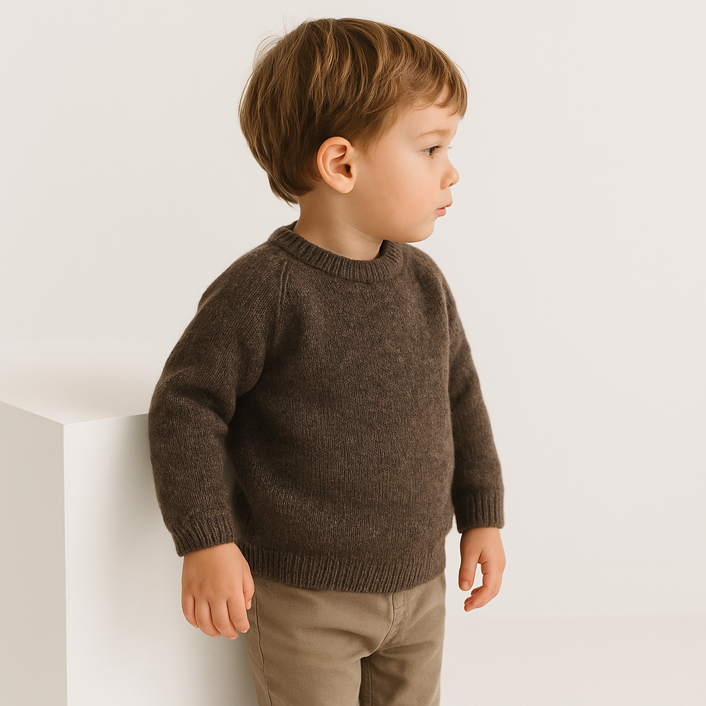 Weicher Kinderpullover aus Merinowolle