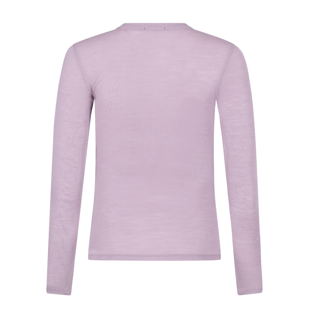 Damenbluse aus 100 % zertifizierter feiner Merinowolle