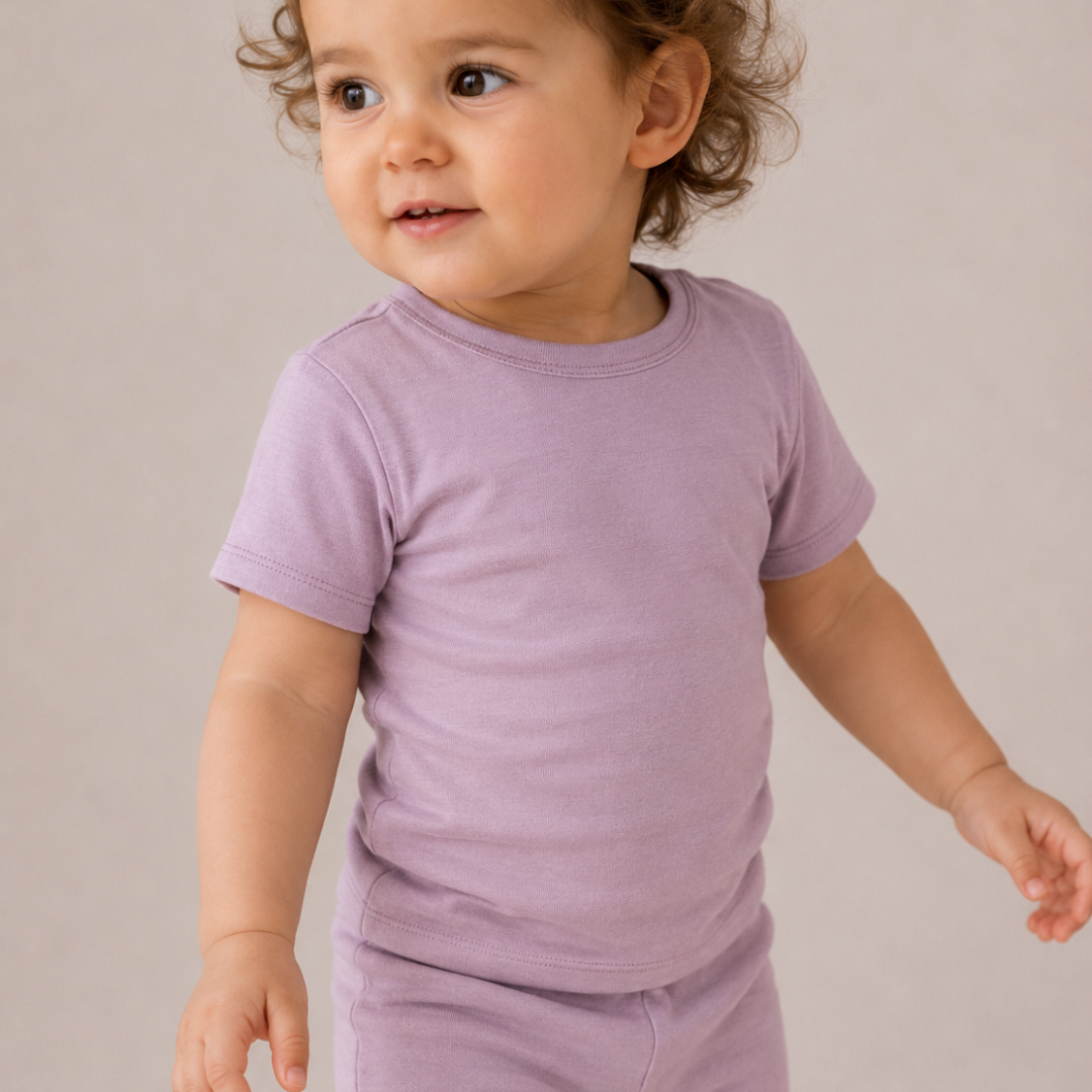 Kinder-T-Shirt aus 100 % feiner Merinowolle