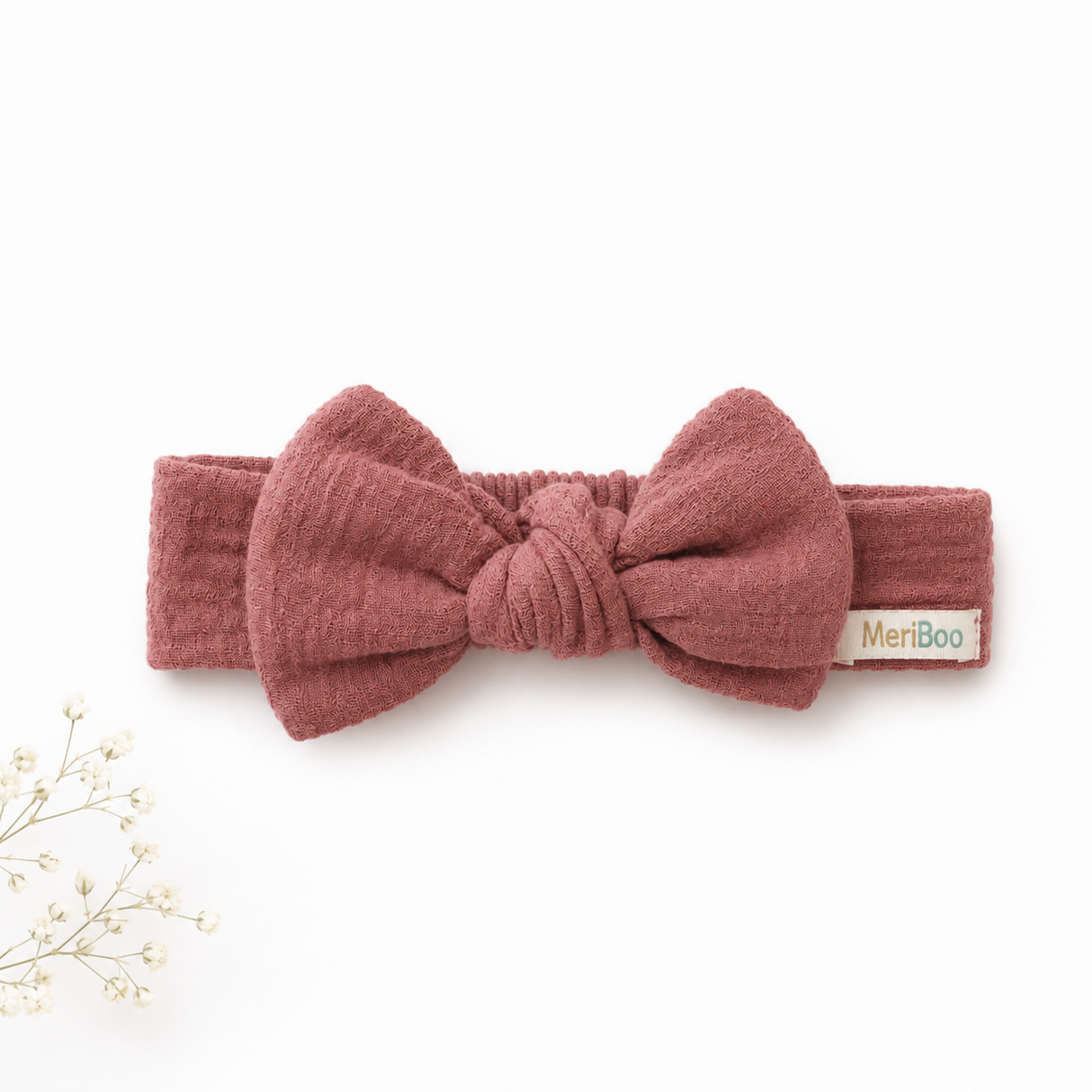 Schleife „Soft Breeze“ aus 100 % Bio-Musselin