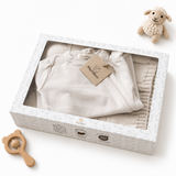 MeriBoo-Set – Strampler + Decke aus 100 % zertifizierter Merinowolle „Sweet Dreams“