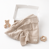 MeriBoo-Set – Strampler + Decke aus 100 % zertifizierter Merinowolle „Sweet Dreams“