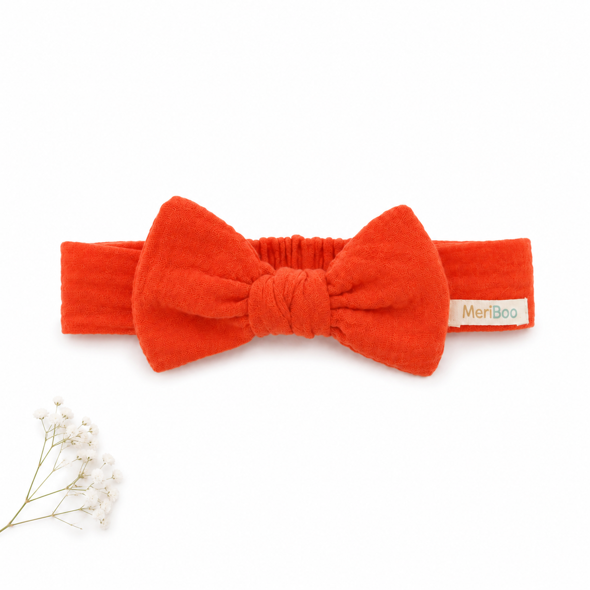 Schleife „Soft Breeze“ aus 100 % Bio-Musselin
