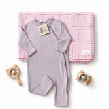 MeriBoo-Set – Strampler + Decke aus 100 % zertifizierter Merinowolle „Sweet Dreams“