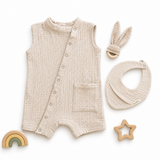 Set „Little Explorer“ aus 100 % Bio-Musselin