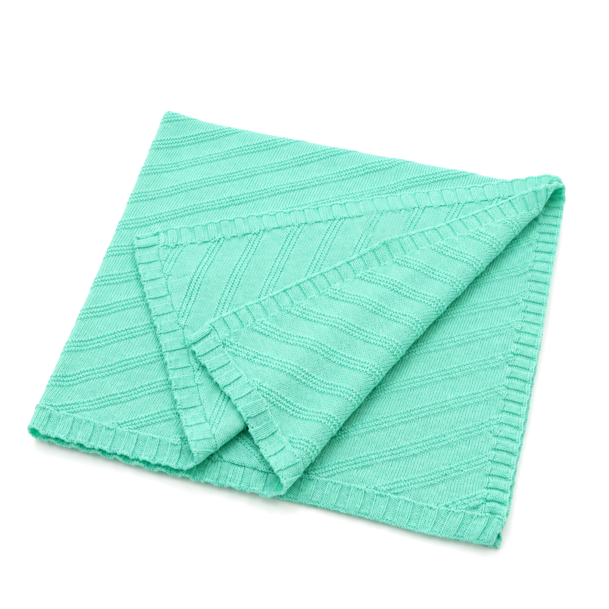 Luxuriöse Babydecke aus 100 % zertifizierter Merinowolle – 80 x 80 cm