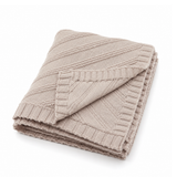 Luxuriöse Babydecke aus 100 % zertifizierter Merinowolle – 80 x 80 cm