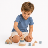Kinder-T-Shirt aus 100 % feiner Merinowolle