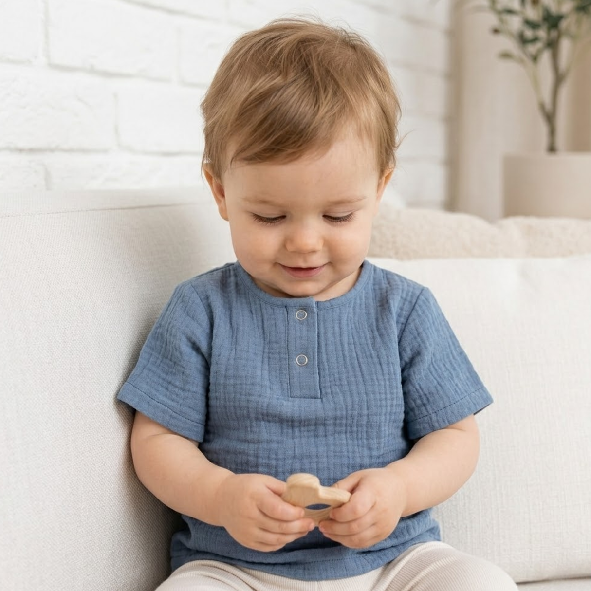 MeriBoo – Basisset aus 100 % Bio-Musselin „Mini Essentials Summer“