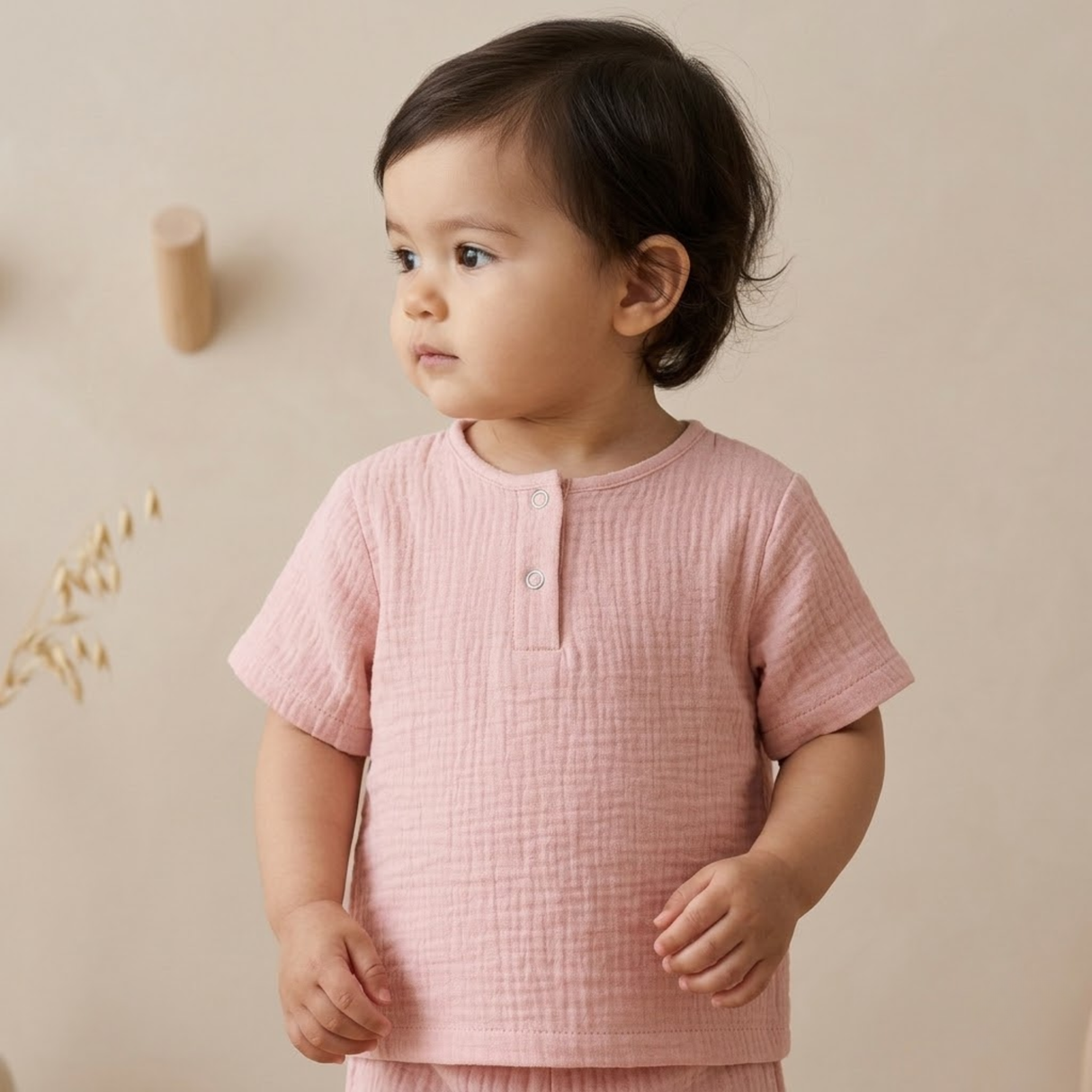 MeriBoo – Basisset aus 100 % Bio-Musselin „Mini Essentials Summer“