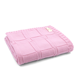 Luxuriöse Babydecke aus 100 % zertifizierter Merinowolle – 100 x 80 cm.