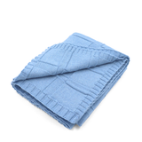 Luxuriöse Babydecke aus 100 % zertifizierter Merinowolle – 100 x 80 cm.