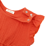 Kleid „Soft Breeze“ aus 100 % Bio-Musselin mit Knöpfchen zum einfachen Anziehen