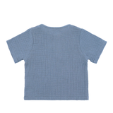 Kurzärmliges Hemdchen „Soft Breeze“ aus 100 % Bio-Musselin