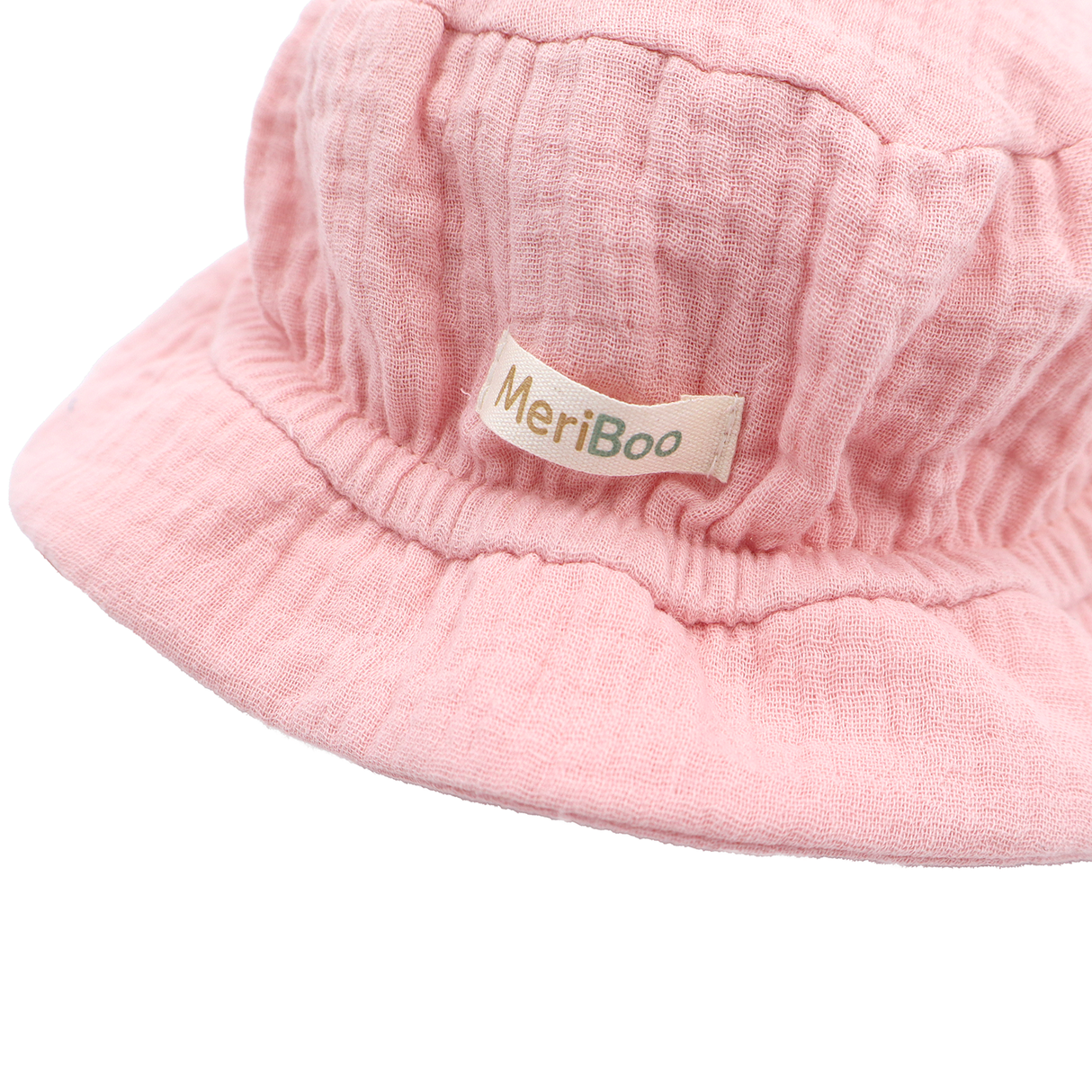 Mütze „Soft Breeze“ aus 100 % Bio-Musselin mit verlängertem Rückenteil zum Schutz des Nackens