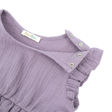 Kleid „Soft Breeze“ aus 100 % Bio-Musselin mit Knöpfchen zum einfachen Anziehen