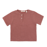 Kurzärmliges Hemdchen „Soft Breeze“ aus 100 % Bio-Musselin