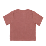 Kurzärmliges Hemdchen „Soft Breeze“ aus 100 % Bio-Musselin
