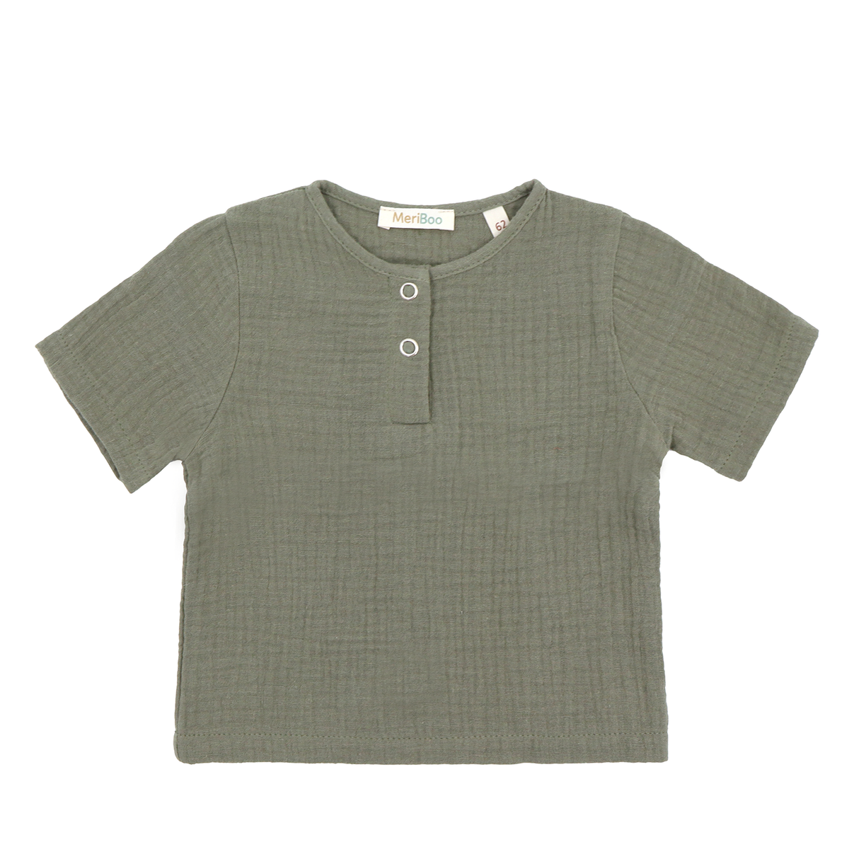 Kurzärmliges Hemdchen „Soft Breeze“ aus 100 % Bio-Musselin