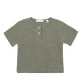 Kurzärmliges Hemdchen „Soft Breeze“ aus 100 % Bio-Musselin