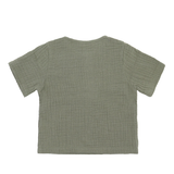 Kurzärmliges Hemdchen „Soft Breeze“ aus 100 % Bio-Musselin