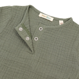 Kurzärmliges Hemdchen „Soft Breeze“ aus 100 % Bio-Musselin