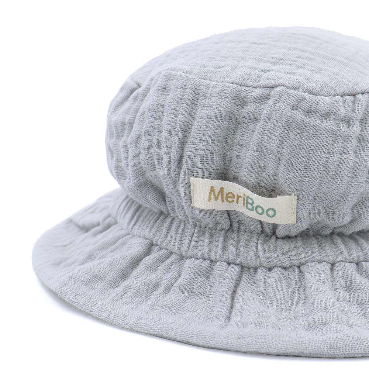 Mütze „Soft Breeze“ aus 100 % Bio-Musselin mit verlängertem Rückenteil zum Schutz des Nackens