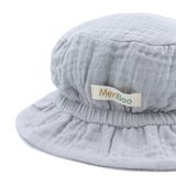 Mütze „Soft Breeze“ aus 100 % Bio-Musselin mit verlängertem Rückenteil zum Schutz des Nackens
