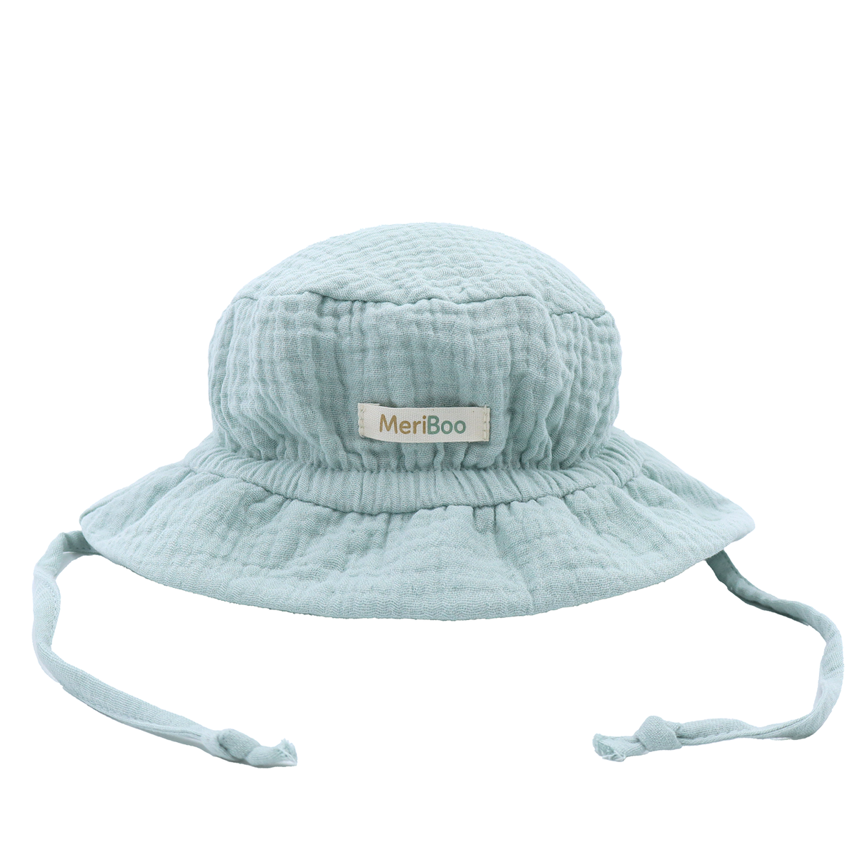 Mütze „Soft Breeze“ aus 100 % Bio-Musselin mit verlängertem Rückenteil zum Schutz des Nackens