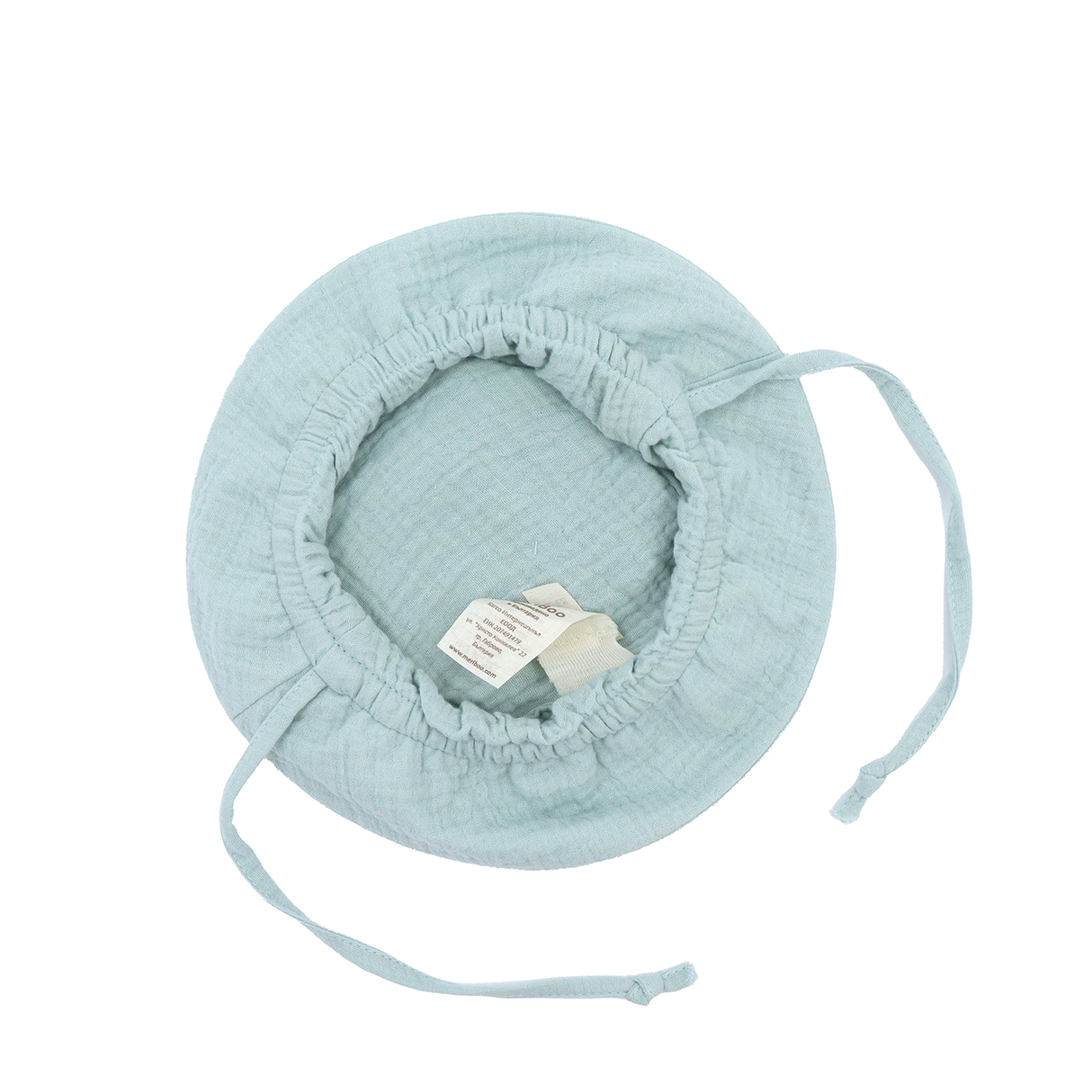 Mütze „Soft Breeze“ aus 100 % Bio-Musselin mit verlängertem Rückenteil zum Schutz des Nackens