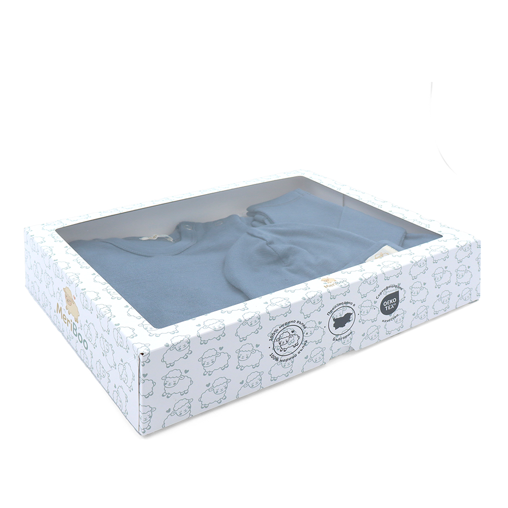 MeriBoo – Basis-Set aus 100 % zertifizierter feiner Merinowolle „Mini Essentials“