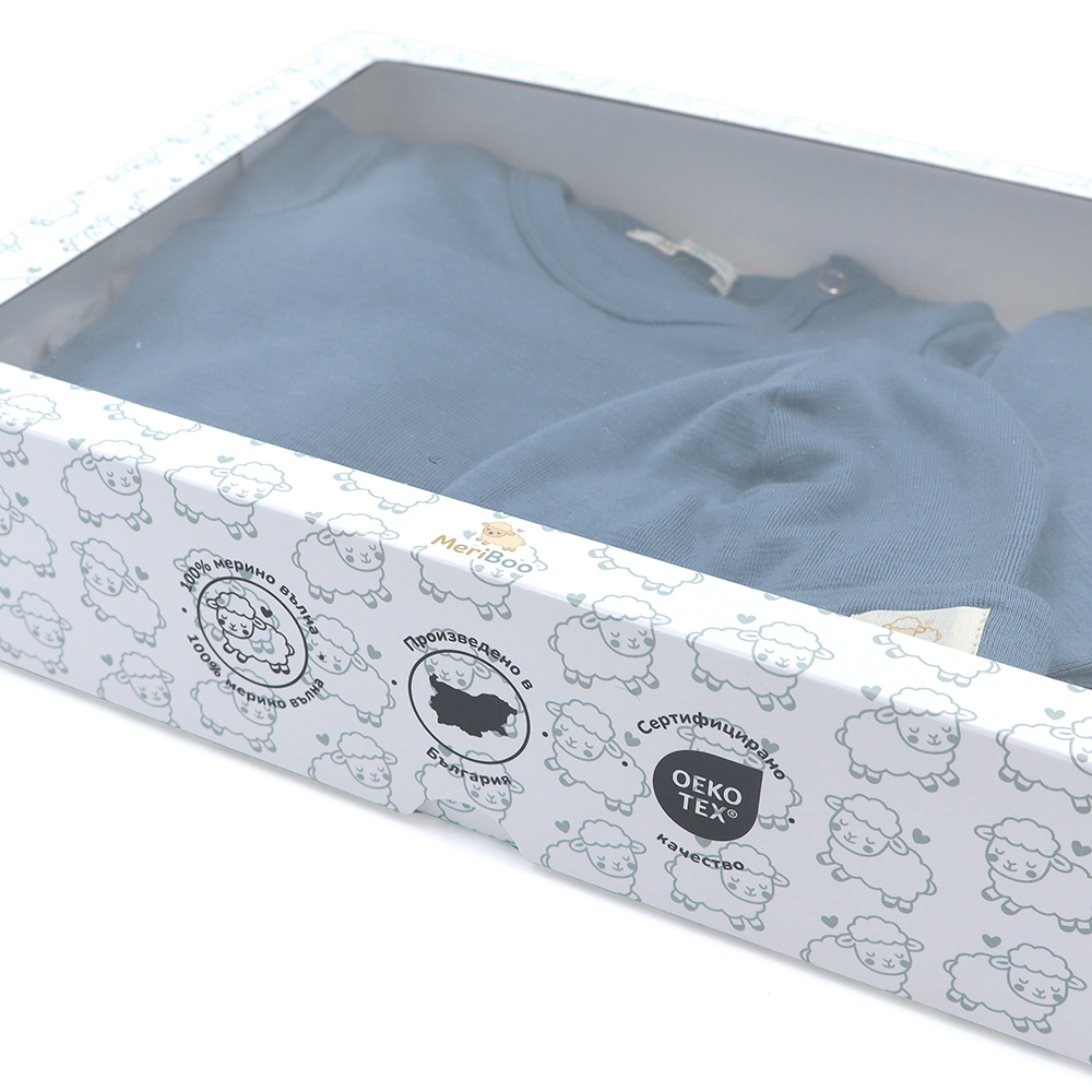 MeriBoo – Basisset aus 100 % zertifizierter feiner Merinowolle „Mini Essentials Spring“