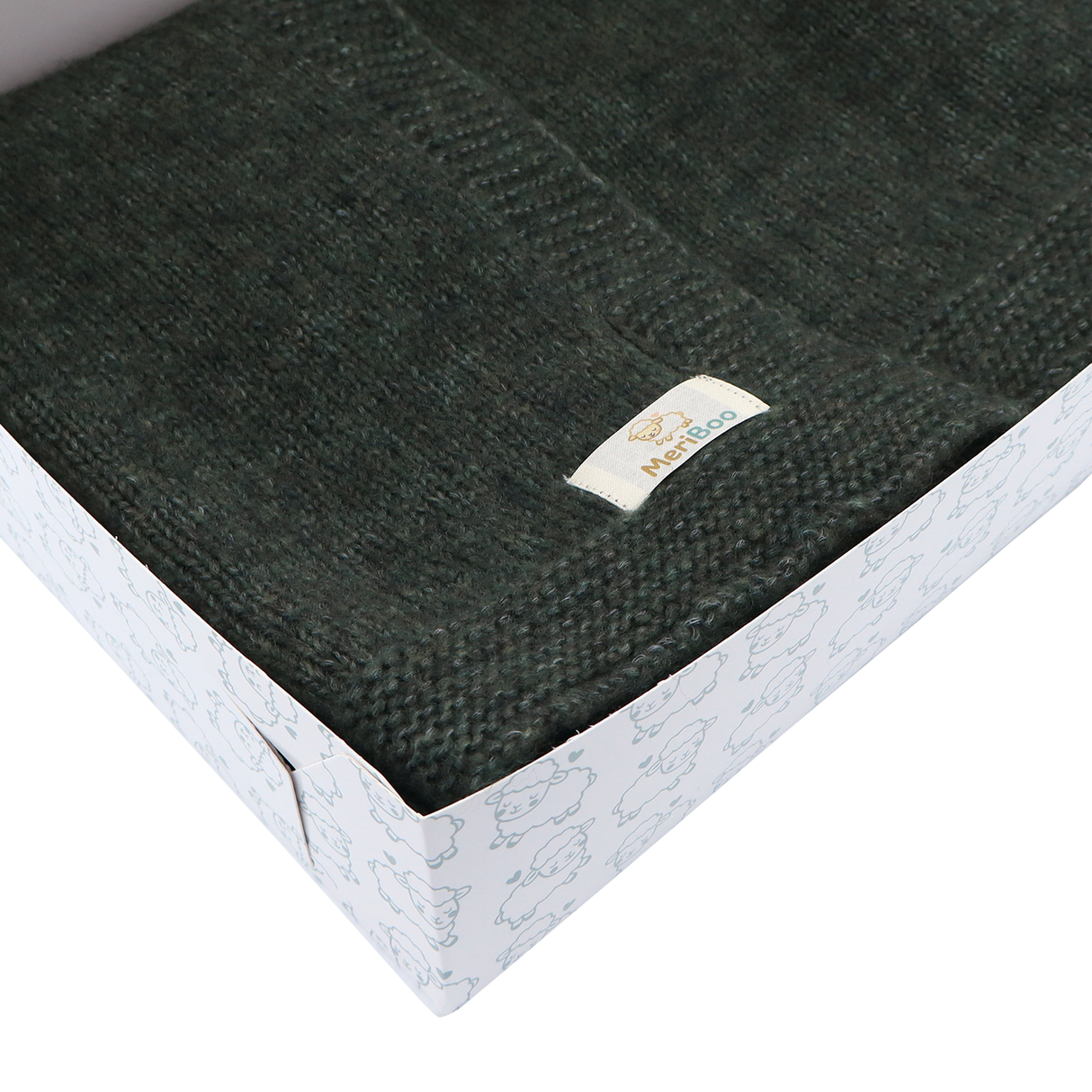 Warme und kuschelige Wickeldecke aus MeriBoo-Merinowolle