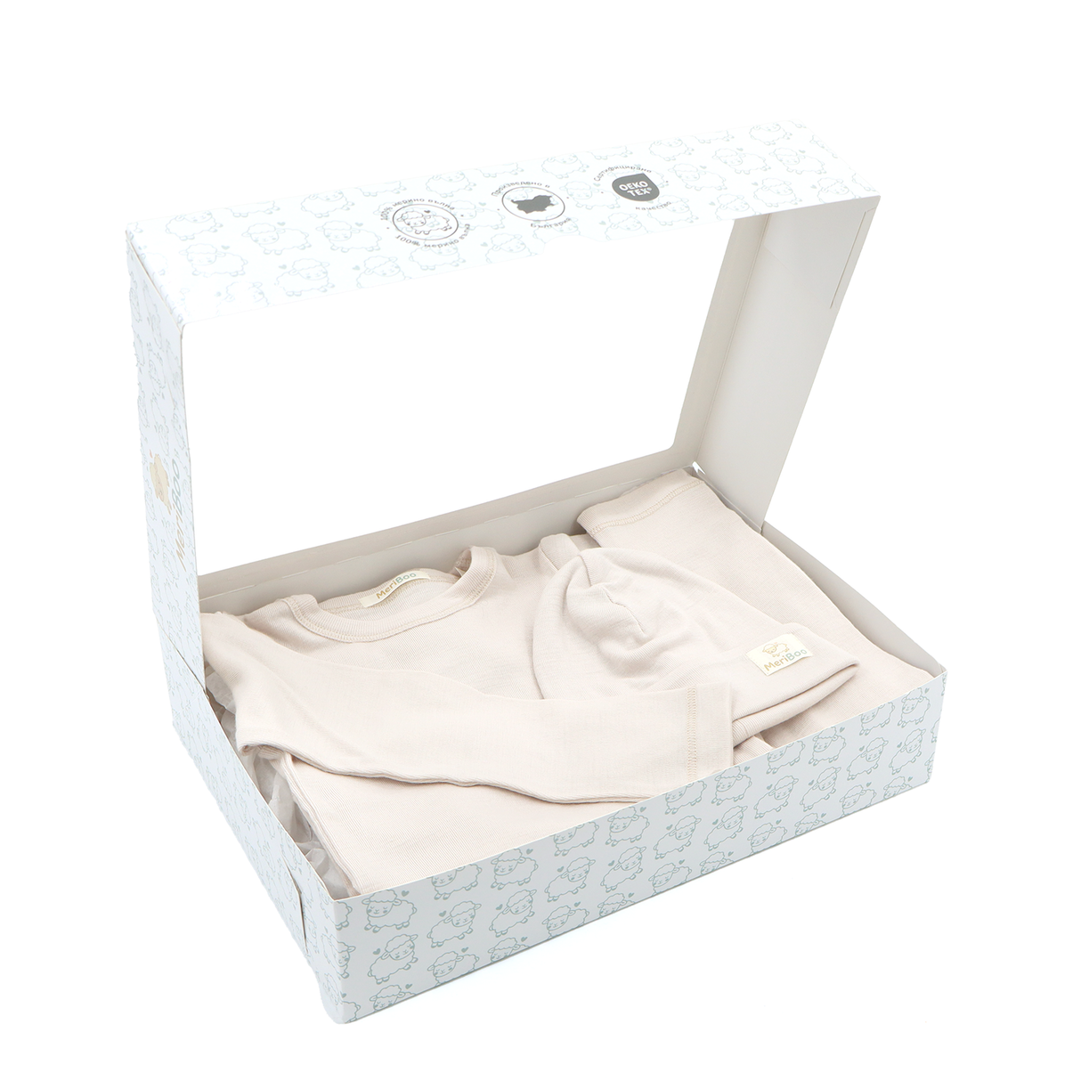 MeriBoo – Set aus 100 % zertifizierter feiner Merinowolle „Mini Active“