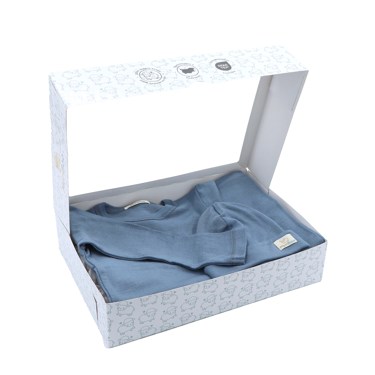 MeriBoo – Set aus 100 % zertifizierter feiner Merinowolle „Mini Active“